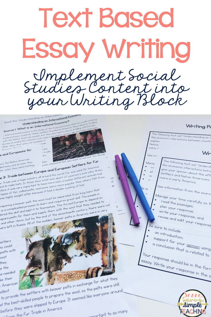 How to Teach Social Studies in your Essay Writing and Reading Block